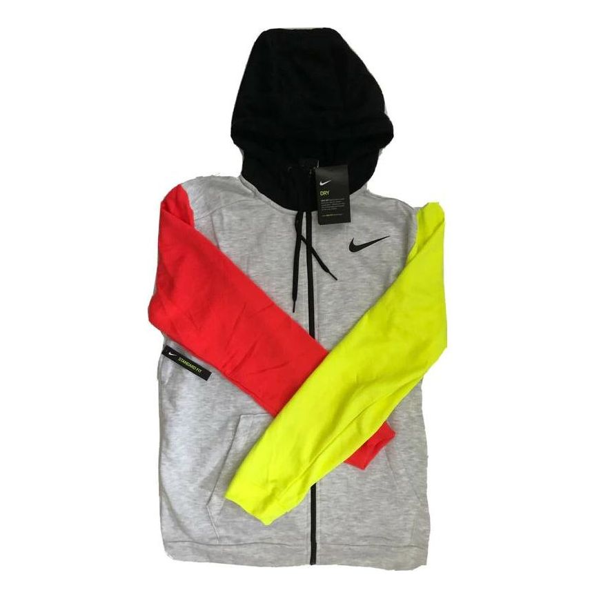 Nike Dri-fit Full-zip Training Hoodie 'Grey' CJ4317-052