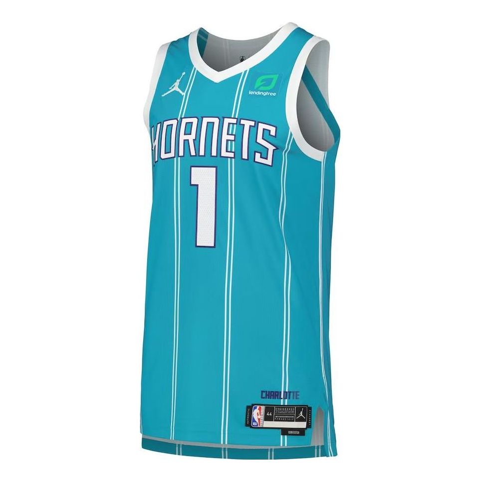 Air Jordan x NBA Charlotte Hornets Icon Edition 22-23 Dri-FIT Swingman Jersey 'LaMelo Ball 1' CN6336-446