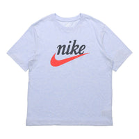 Men's Nike Sportswear Heritage Alphabet Logo Printing Short Sleeve Blue T-Shirt CK2382-407