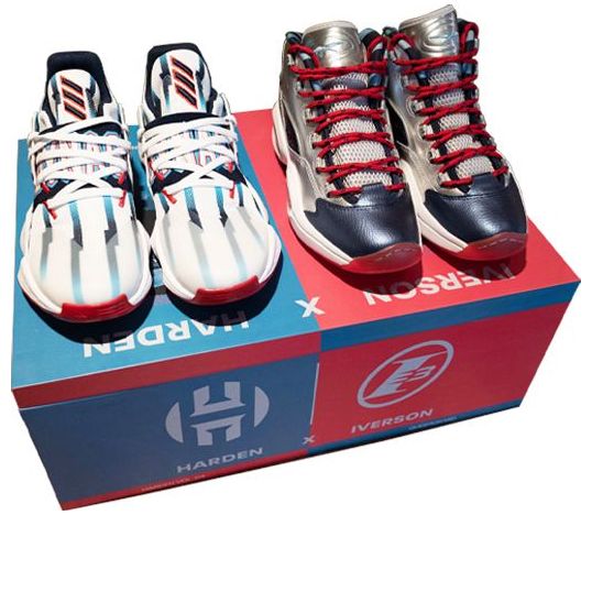 adidas Harden x Reebok Iverson 'White Blue Red' FY0842RBK