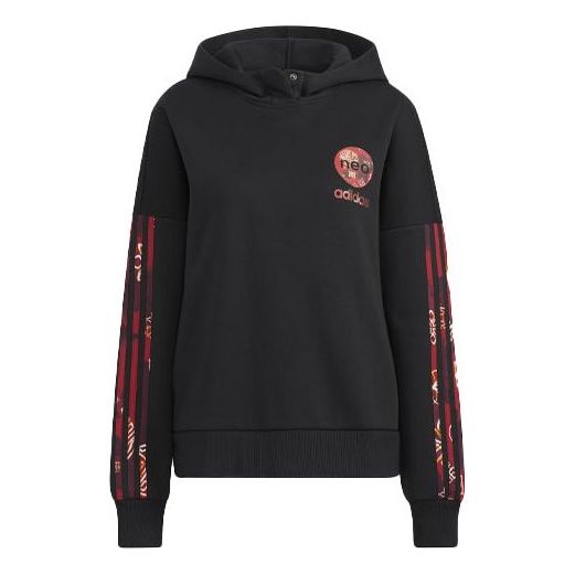 (WMNS) adidas Neo CNY Hoodies 'Black' HM7482