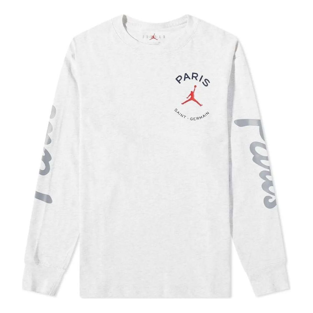 Air Jordan Paris Saint-Germain Long-Sleeve T-Shirt 'Grey' DJ0409-051