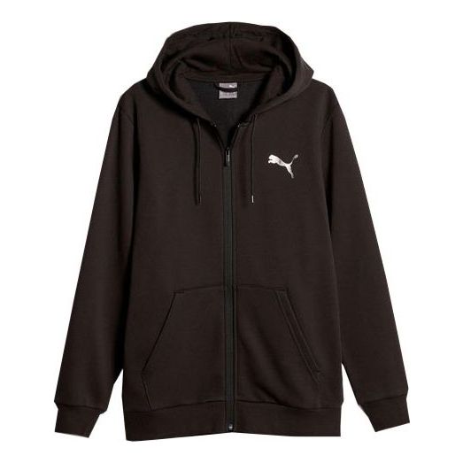 PUMA Hooded Zipped Jacket 'Black' 678377-01