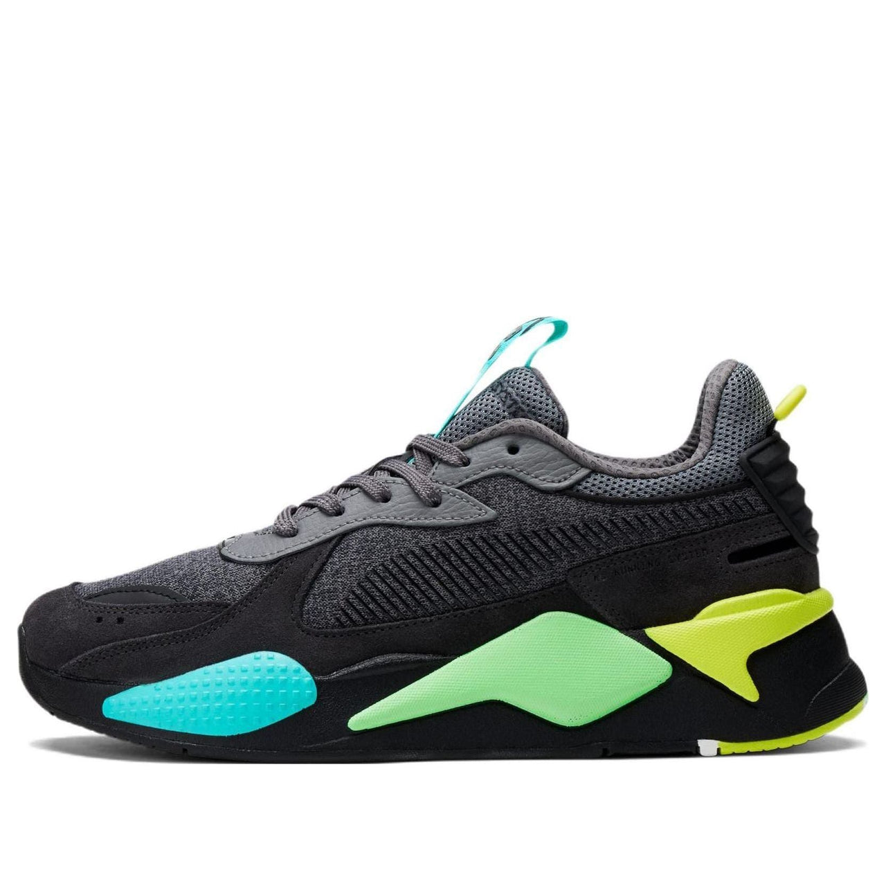 PUMA RS-X Highlighter 'Castlerock Fluorescent Yellow' 384710-02