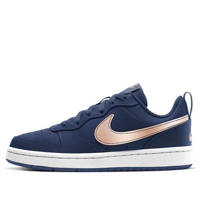 (GS) Nike Court Borough Low 2 'Navy Copper' BQ5448-401
