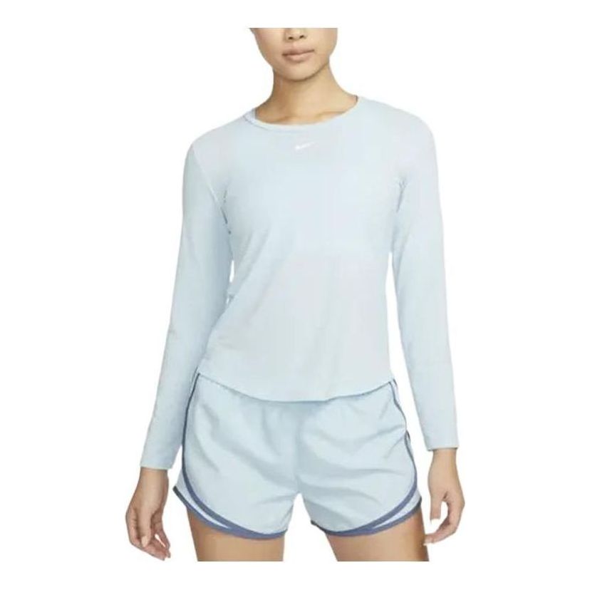 (WMNS) Nike One Luxe Long Sleeve T-Shirt 'Teal' DD0621-442