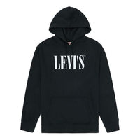 Men's Levis Fleece Lined Hooded Printing Black 38821-0001