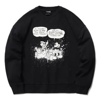 (WMNS) Li-Ning x Disney Crossover Sports Printing Hoodie 'Black White' AWDR380-1