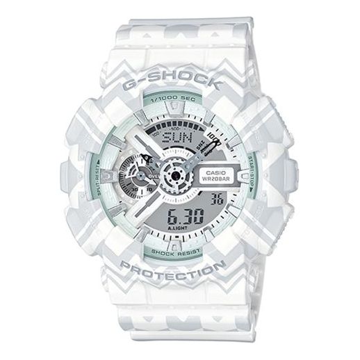 CASIO G-Shock Analog-Digital 'White' GA-110TP-7A