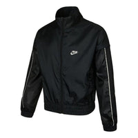 Men's Nike Lwt Track Jacket Athleisure Casual Sports Woven Stand Collar Black DA5670-010