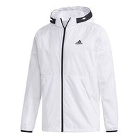 adidas Mh Wb Clean Athleisure Casual Sports Jacket White GF3976