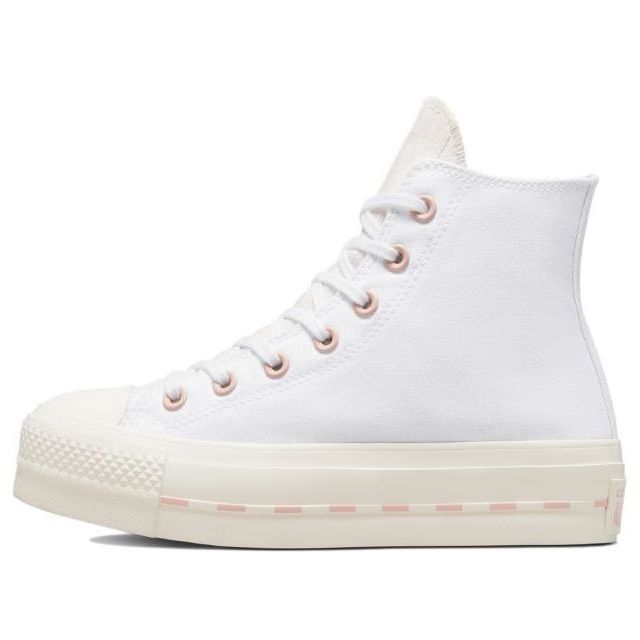 (WMNS) Converse Chuck Taylor All Star Lift High 'White Pink Clay' 572709C
