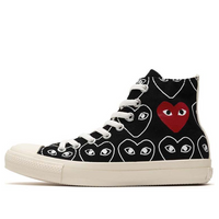 Converse x COMME des GARCONS PLAY Chuck 70 Hi Heart Print 'Black' 1CL704-BLACK