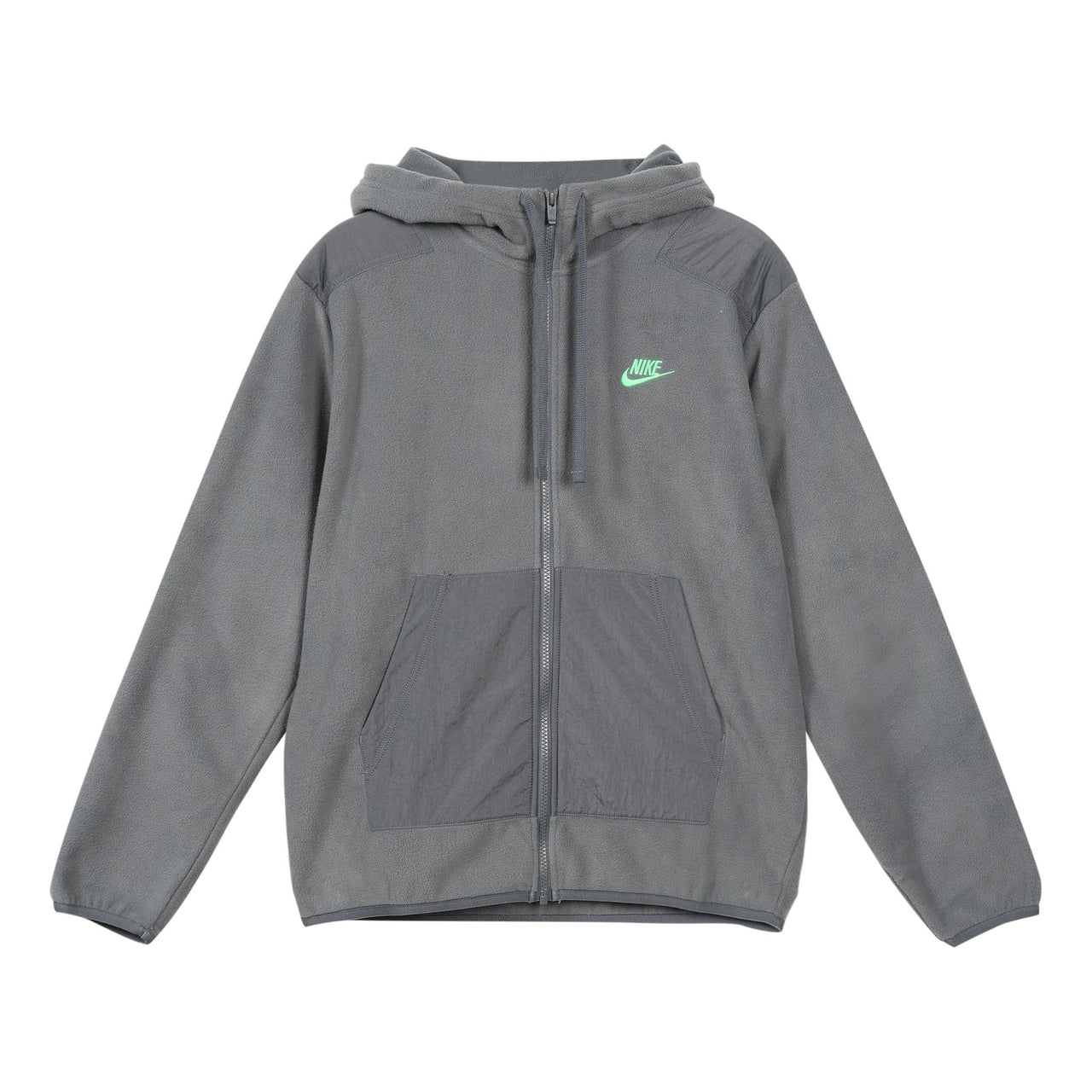 Nike NSW fleece hooded jacket 'Grey' DD4883-068