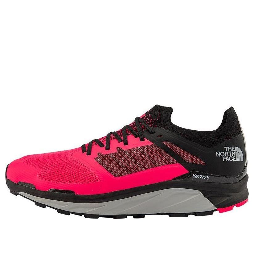 THE NORTH FACE Vectiv Eminus Running Sneakers ' TNF Black Trail Marker Print Brilliant Coral' 4T3L-50T