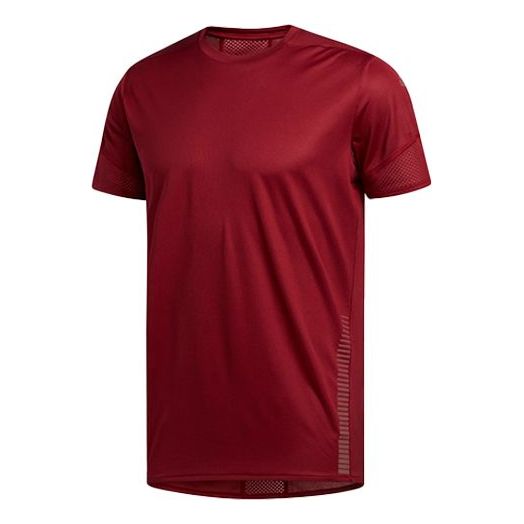 adidas 25/7 Rise Up N Run Parley Tee 'Burgundy' EI6323
