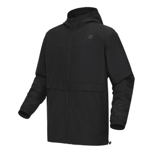 New Balance Men's New Balance Hooded Jacket Black AMJ03044-BK
