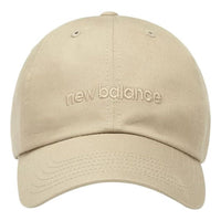 New Balance Embroidery Wordmark Logo Hat 'Beige' LAH21003-TAP
