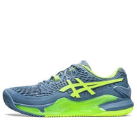 ASICS Gel Resolution 9 Clay 'Steel Blue Hazard Green' 1041A375-400