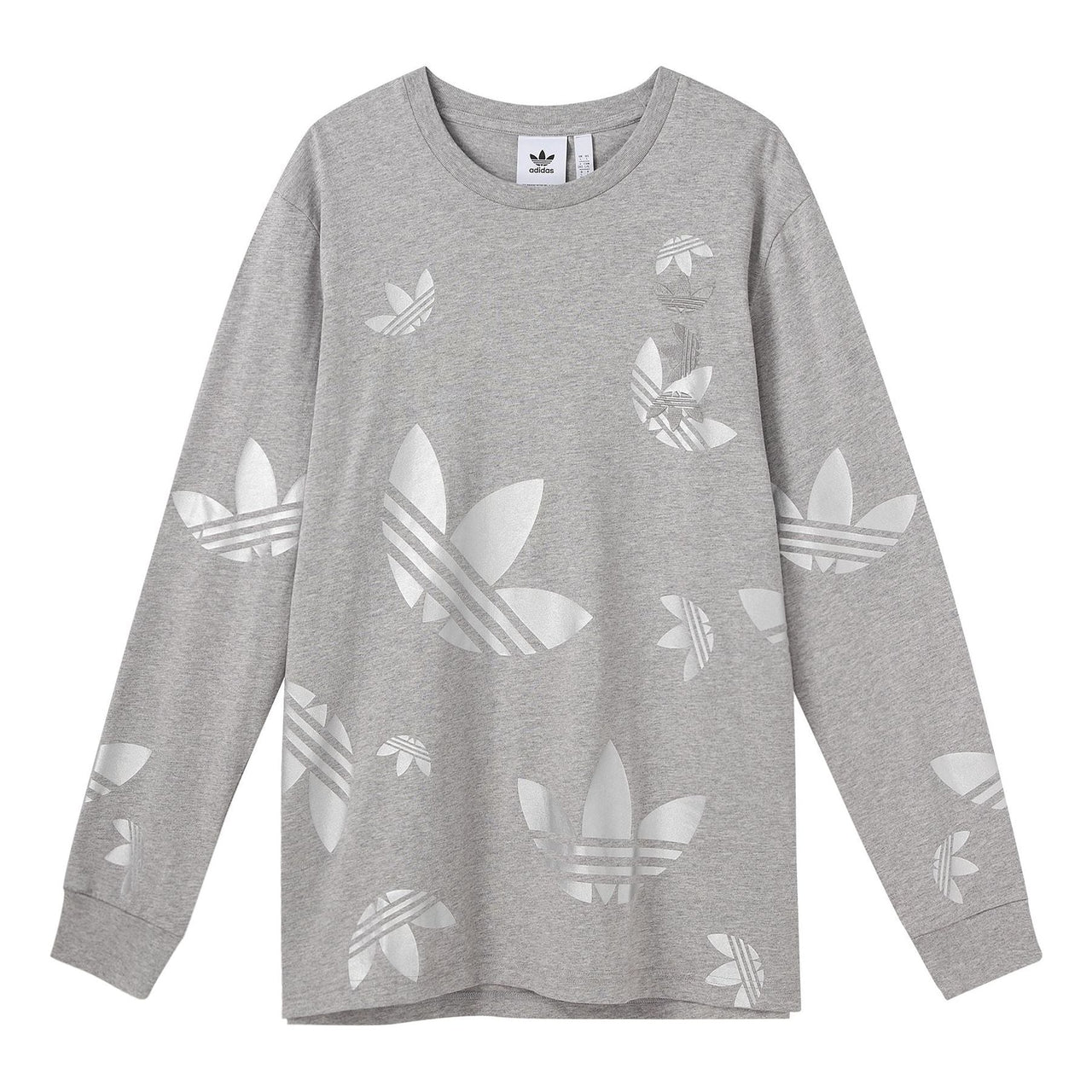 adidas Exclusive Trefoil Pullover 'Grey White' FS7326