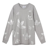 adidas Exclusive Trefoil Pullover 'Grey White' FS7326