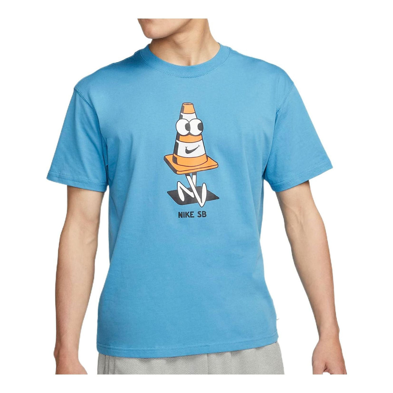 Nike front graphic logo printed T-shirt 'Blue' DJ1225-469