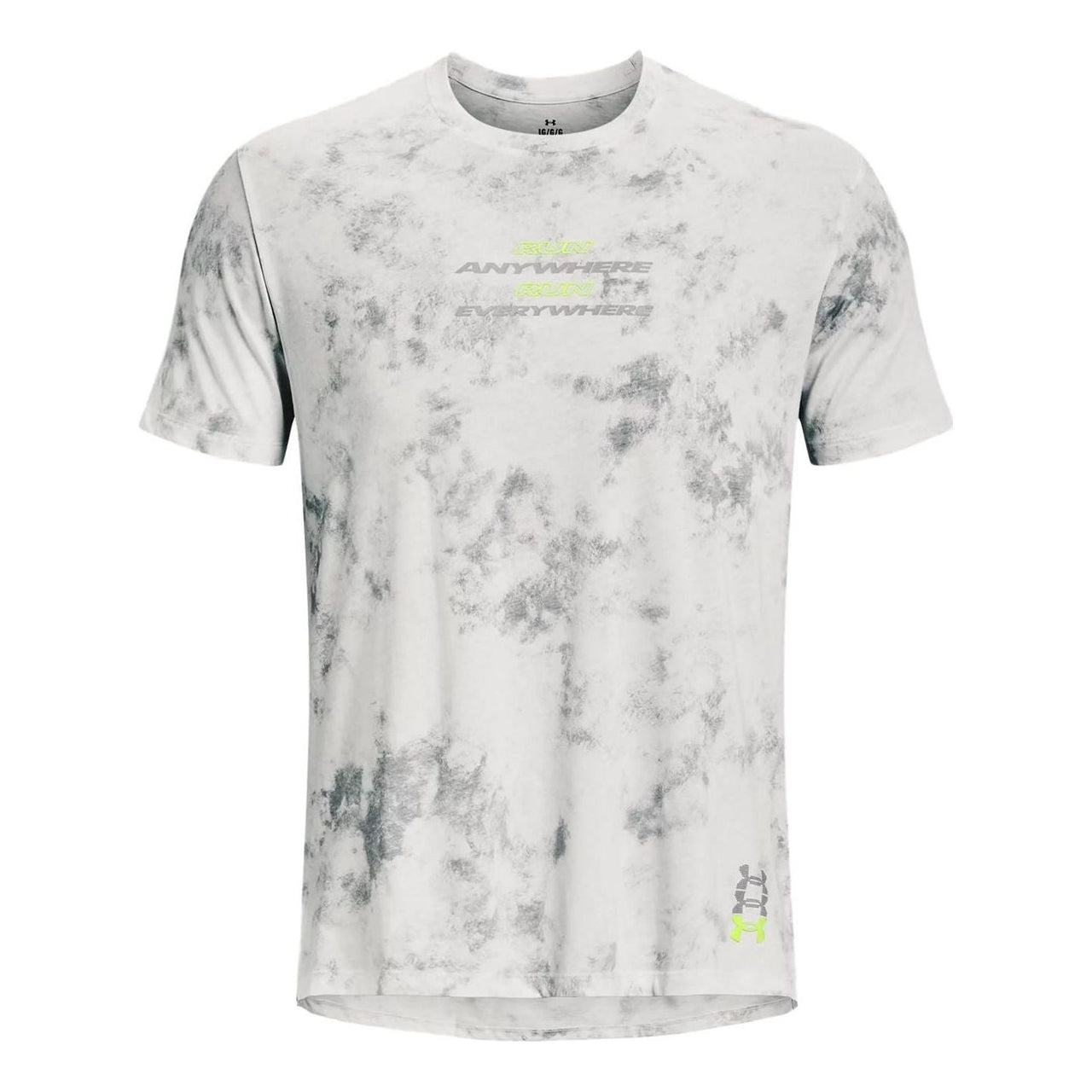 Under Armour Run Anywhere T-Shirt 'Grey Lime' 1376500-006