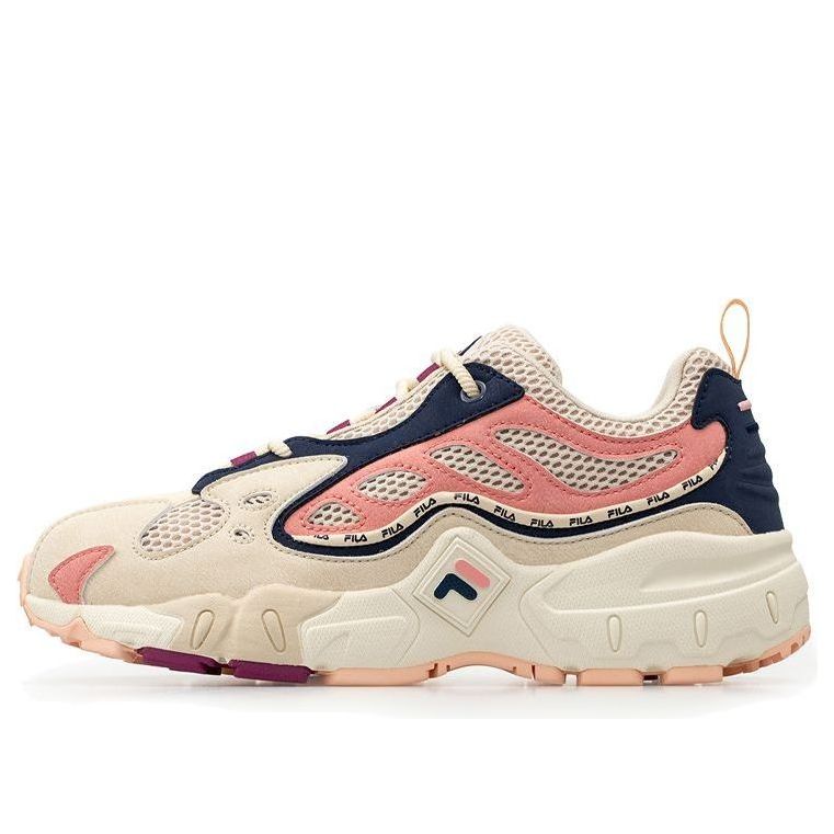 (WMNS) Fila Running Shoes White/Pink/Black T12W031104FAN