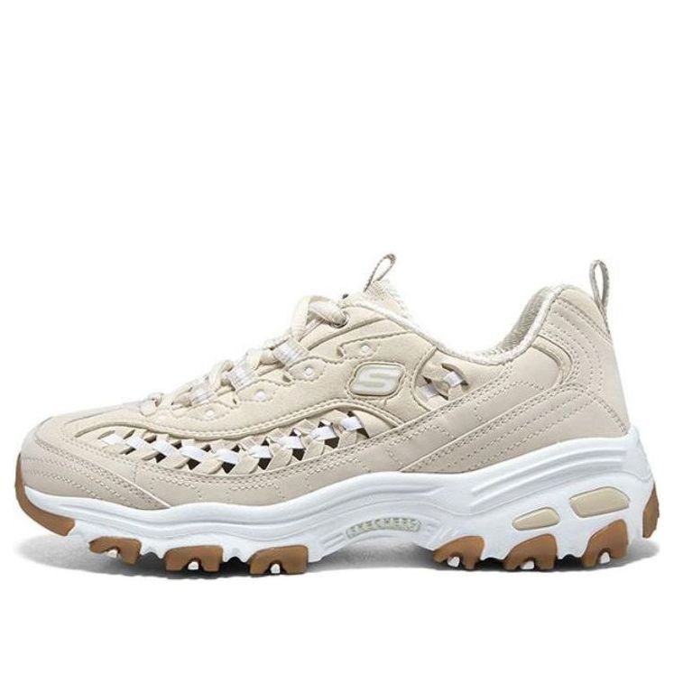(WMNS) Skechers D'LITES 1.0 'Beige' 896197-NAT