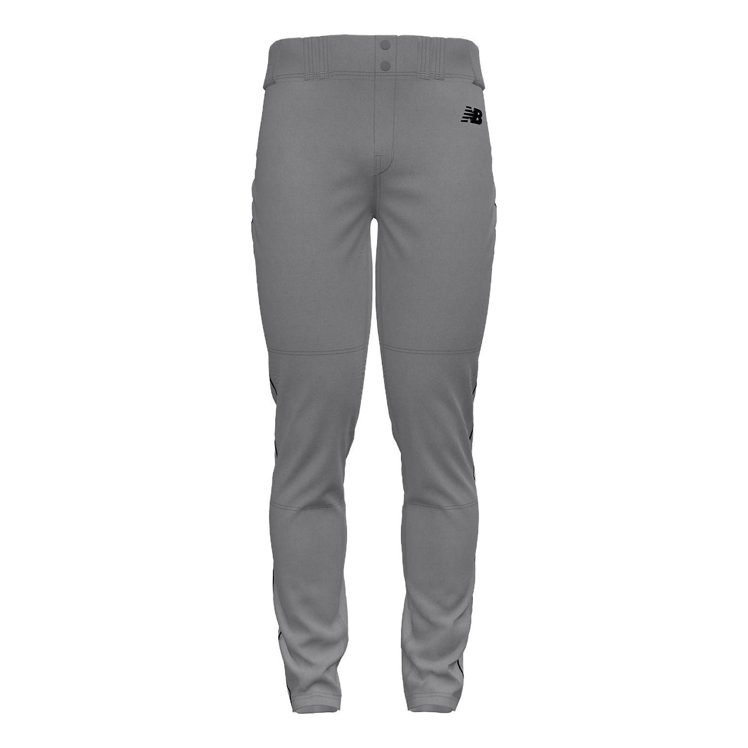 New Balance Adversary 2 Baseball Piped Pant Tapered Asia Sizing 'Grey Red' BMP316-GRD
