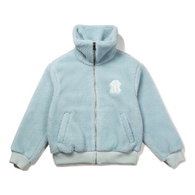 MLB New York Yankees Lambs Wool Jacket Unisex Green 31JPF4061-50T