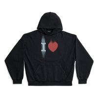 Balenciaga SS23 I love Balenciaga Hoodie 'Black' 742603TOVH59034