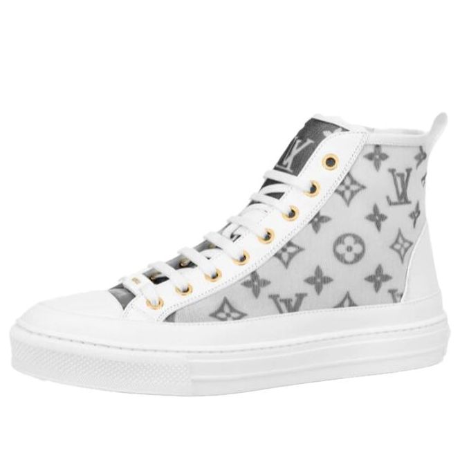 (WMNS) LOUIS VUITTON Stellar Ankle Sneakers 'White Grey' 1A8NKX