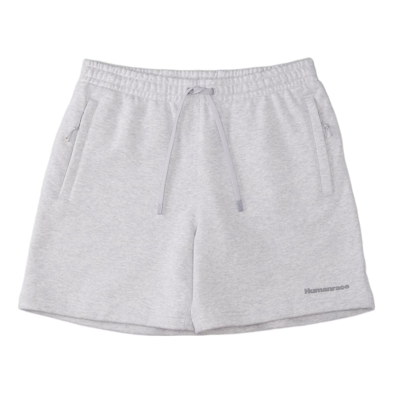 adidas x Pharrell Humanrace Small Logo Shorts 'Light Grey' HJ7062