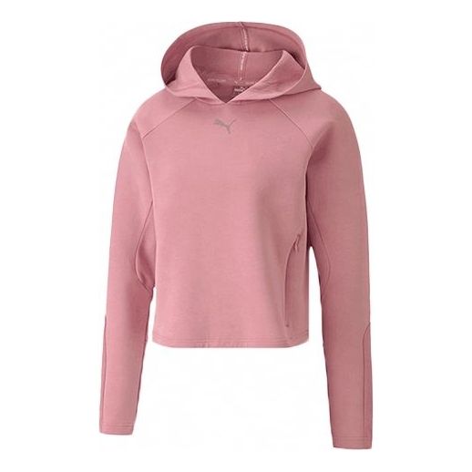(WMNS) PUMA Evostripe Short Hoodie 'Pink' 585233-16