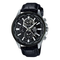 CASIO Quartz Waterproof EDIFICE Sapphire Crystal Solar Powered Mens Black Analog EFR-304BL-1AVUPF