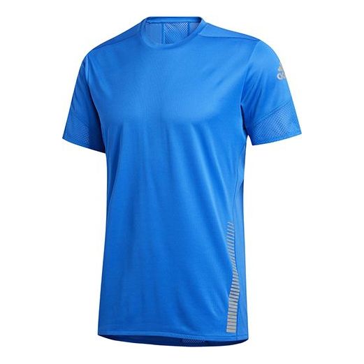 Men's adidas 25/7 Tee Runr Running Short Sleeve Blue GI4593