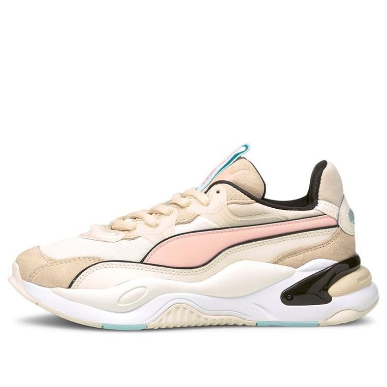 (WMNS) PUMA Rs-2K Metallic Sports Running Shoes For Khaki/Pink 375134-01