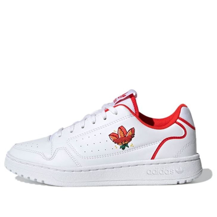 (GS) adidas originals NY 90 J 'White Red' FY2592