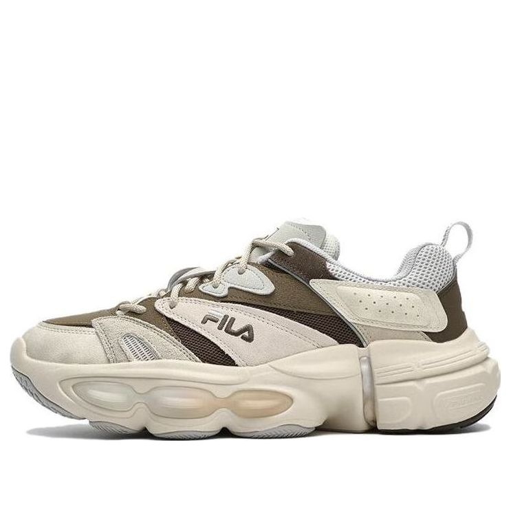 FILA ET Retro Low Shoes 'Cream White Brown' F12M342109FWC