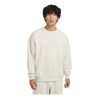 Nike Club Fleece Oversized French Terry Crew Top Asia Sizing 'Beige' HJ1820-104