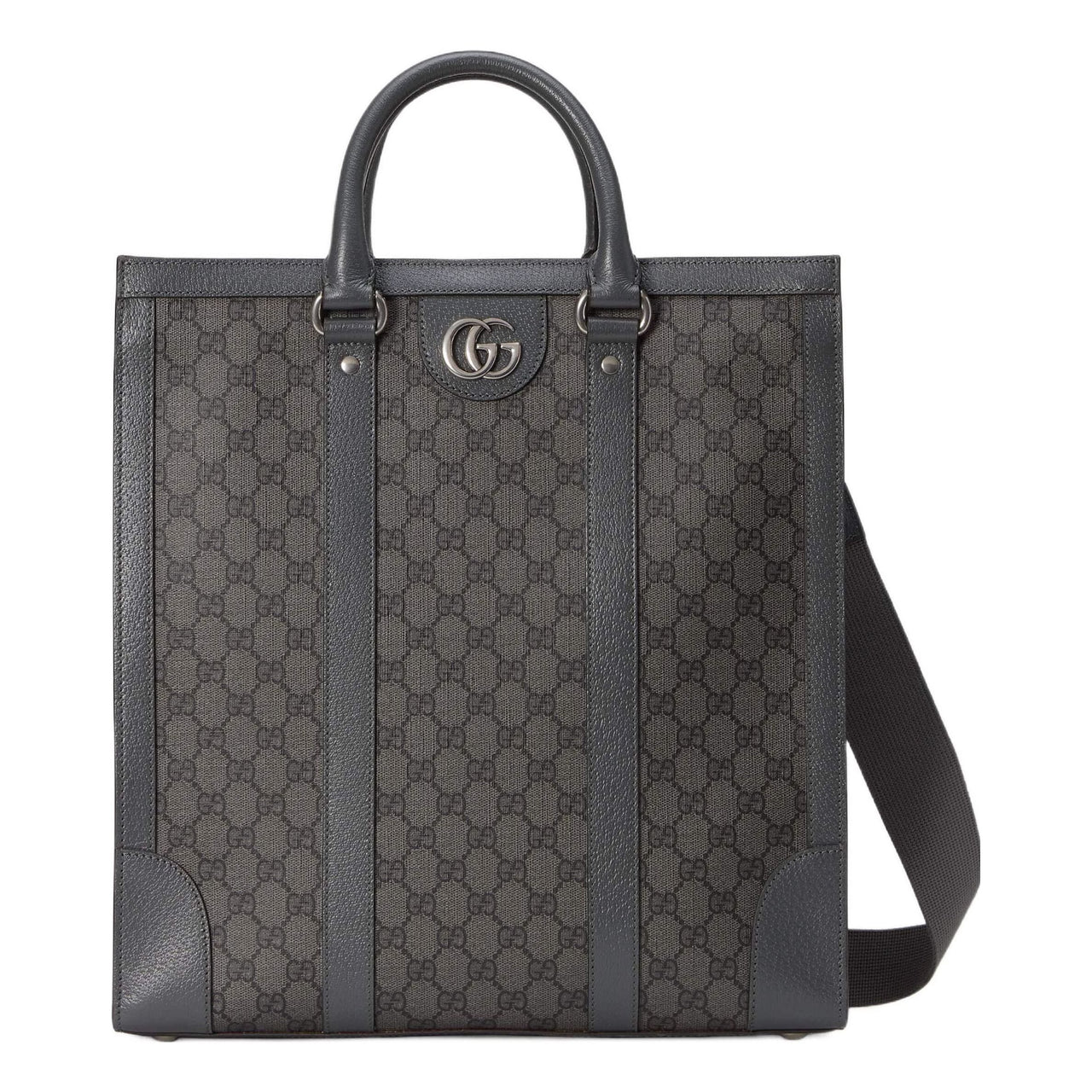 Gucci Ophidia Medium Tote Bag 'Grey Black' 731793-UULHK-8576