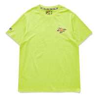 FILA Basketball Subject Printing Short Sleeve Fluorescence Yellow Green T11M026106F-LG