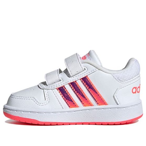 (TD) adidas neo Hoops 2.0 White/Pink/Purple FW7614