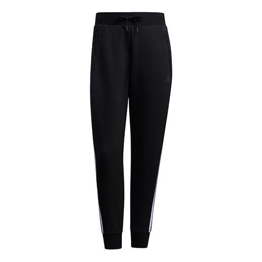 (WMNS) adidas Fi Pt Dk Side Stripe Bundle Feet Sports Pants/Trousers/Joggers Black GT6826