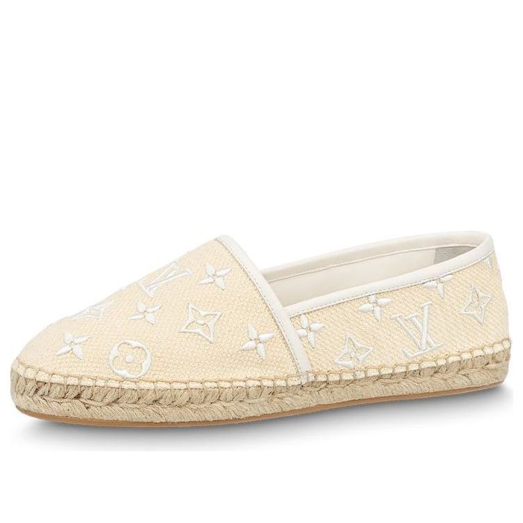 (WMNS) LOUIS VUITTON Starboard Flat Espadrille Shoes 'Baby Yellow' 1ABTXK