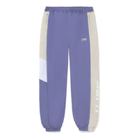 Li-Ning Classic Color Block Track Pants 'Purple White' AYKS033-4