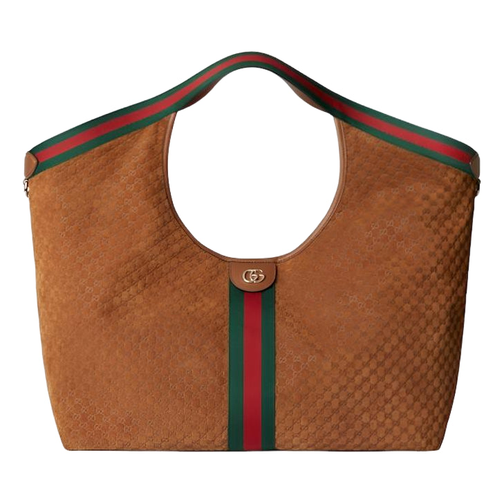 (WMNS) Gucci Giglio Large Tote Bag 'Brown' 853971-CAAB8-2147