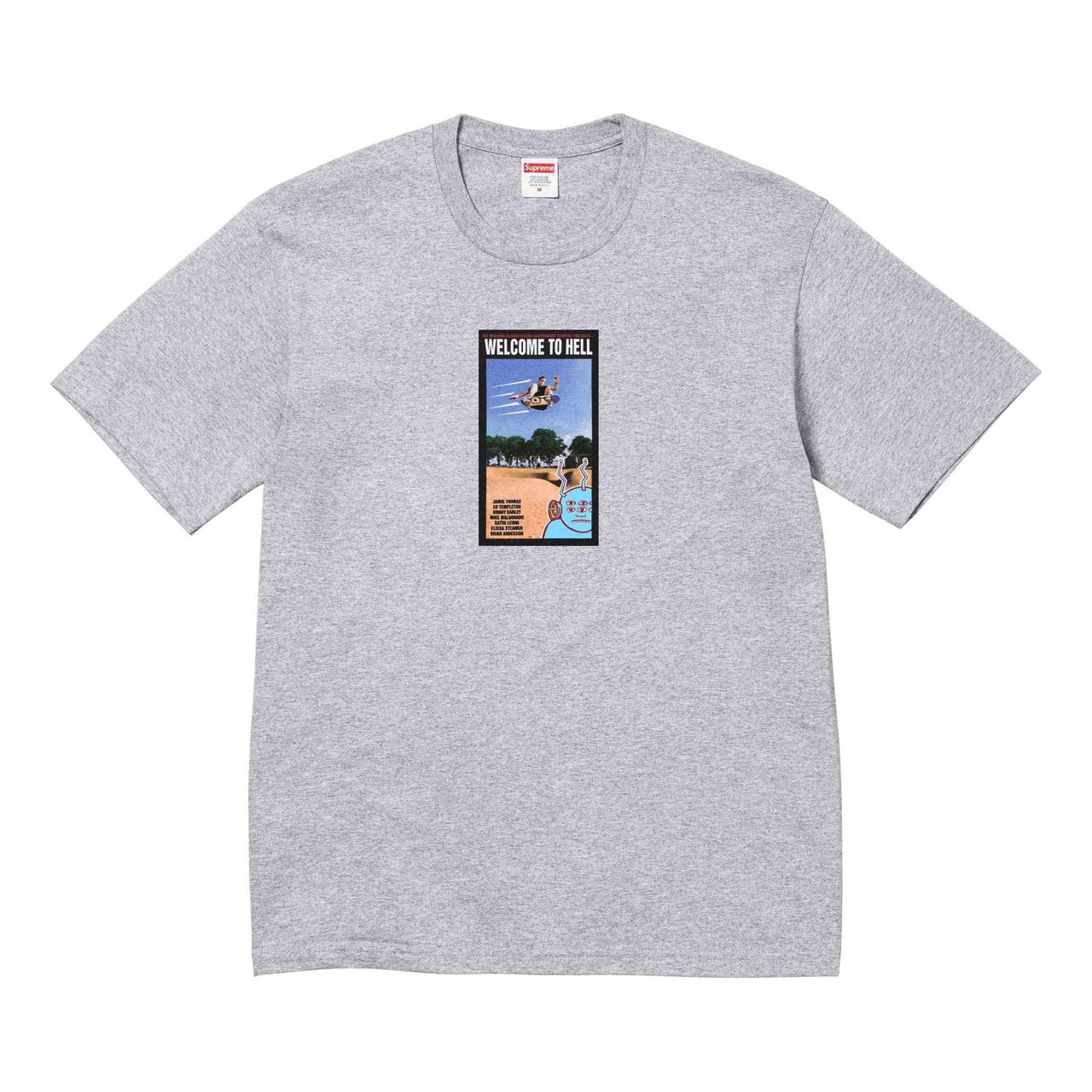 Supreme x Toy Machine Welcome To Hell 'T-Shirt 'Grey' SUP-SS24-071