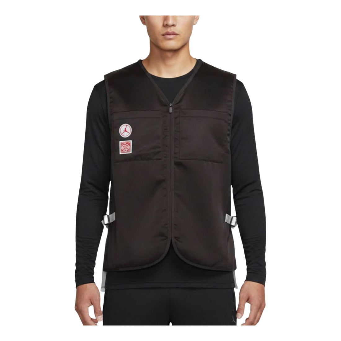 Jordan Dongdan Utility Vest 'Velvet Brown LT Orewood Brn' IQ7291-220